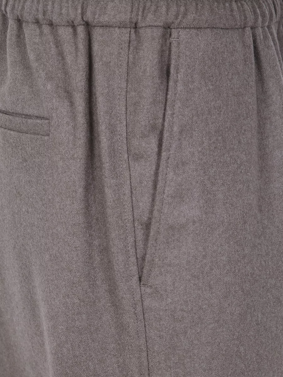 Drôle De Monsieur Flannel Straight-Leg Trousers