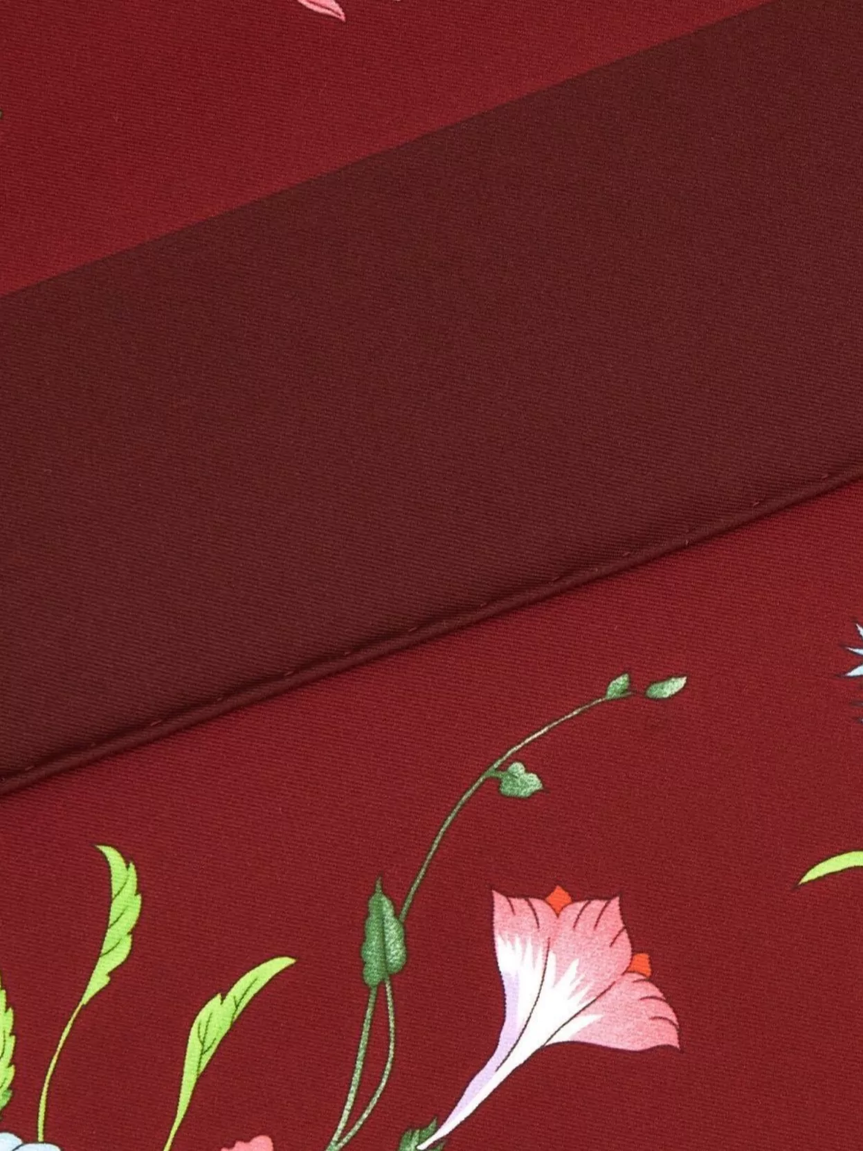 Gucci Floral Pattern Silk Scarf