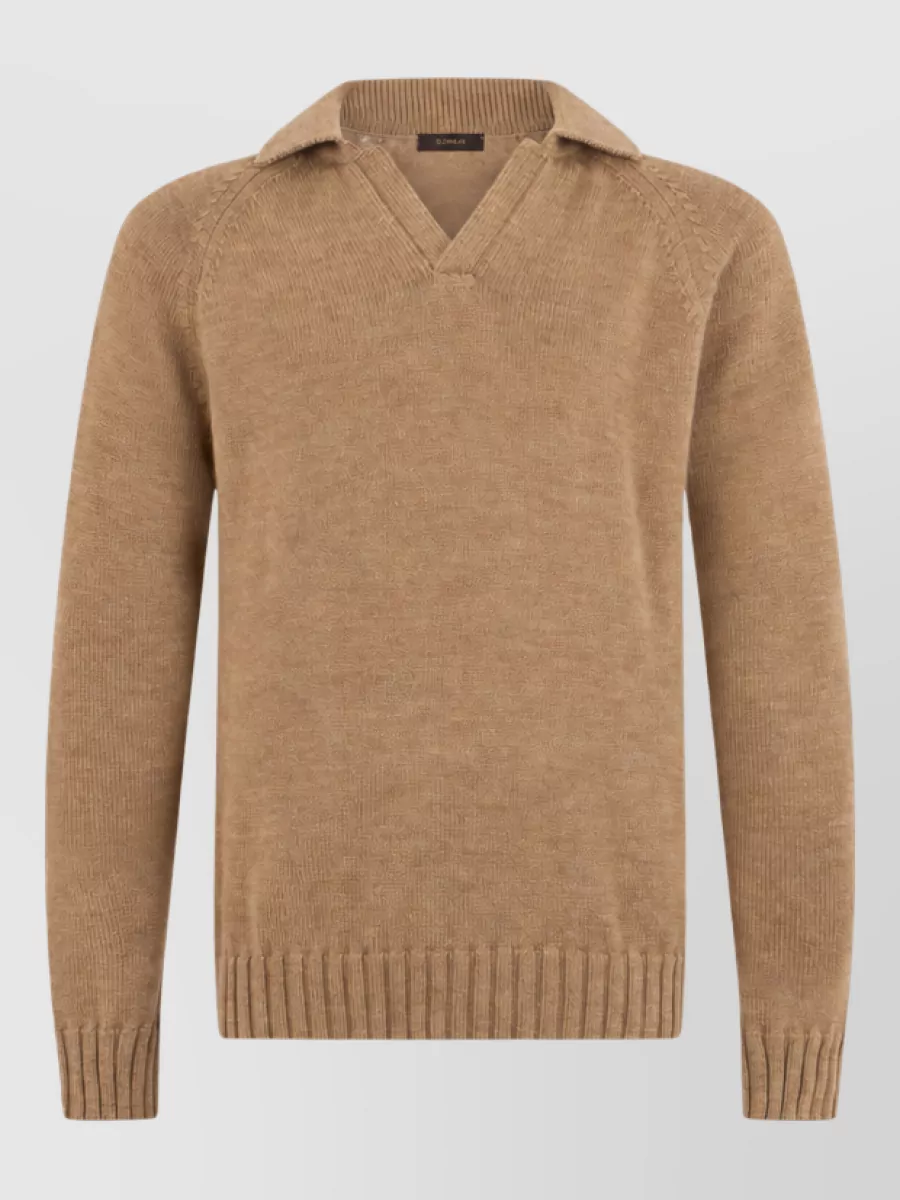 Zanone wool v-neck jumper