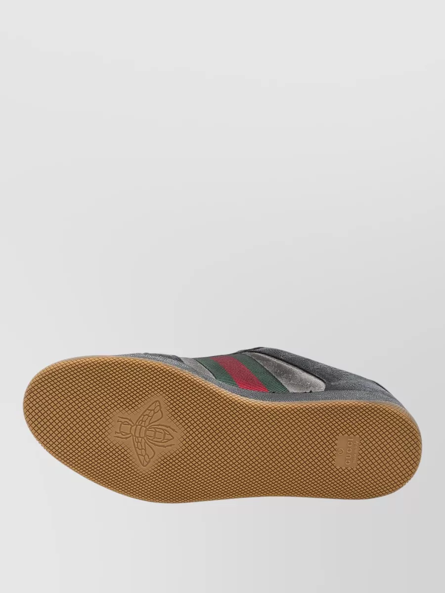 Gucci Screener Sneakers Gg Fabric Web Detail