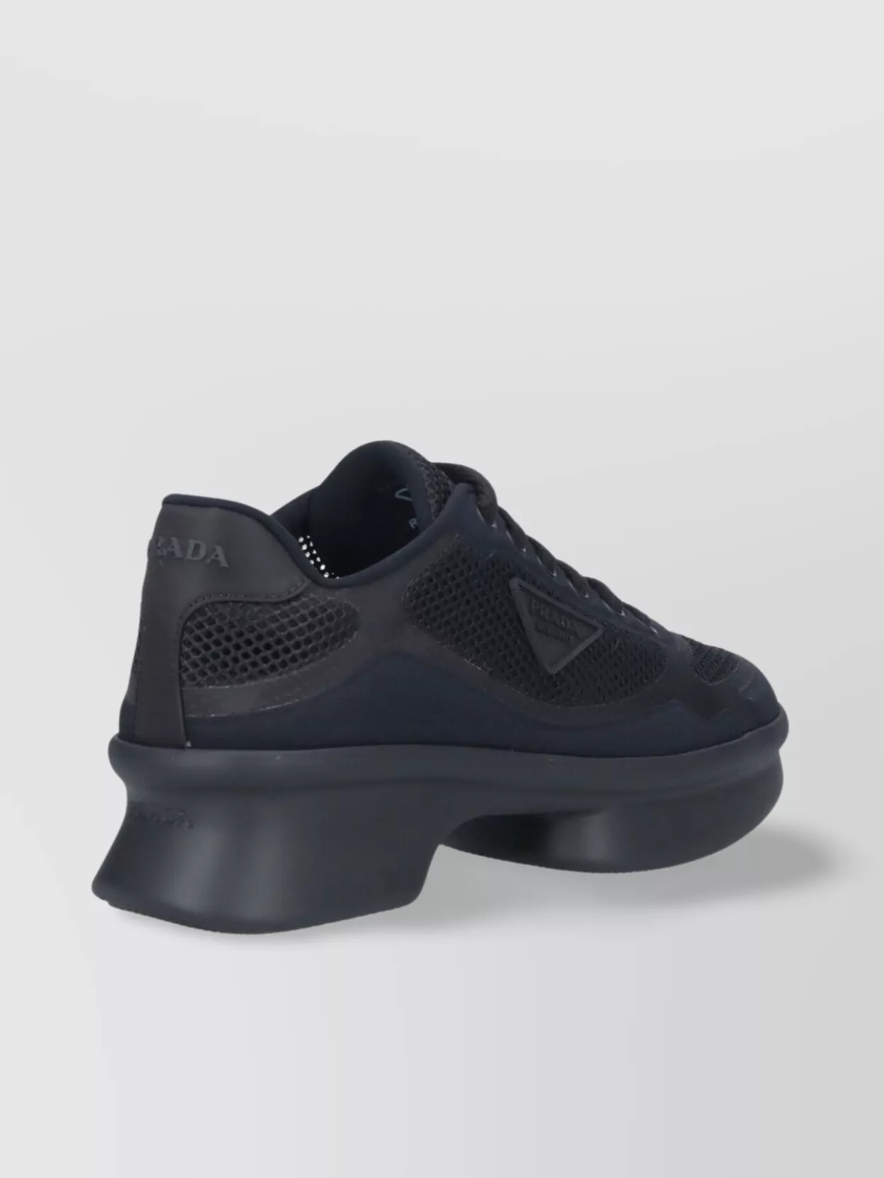 Prada Low Top Sneakers Mesh Panels