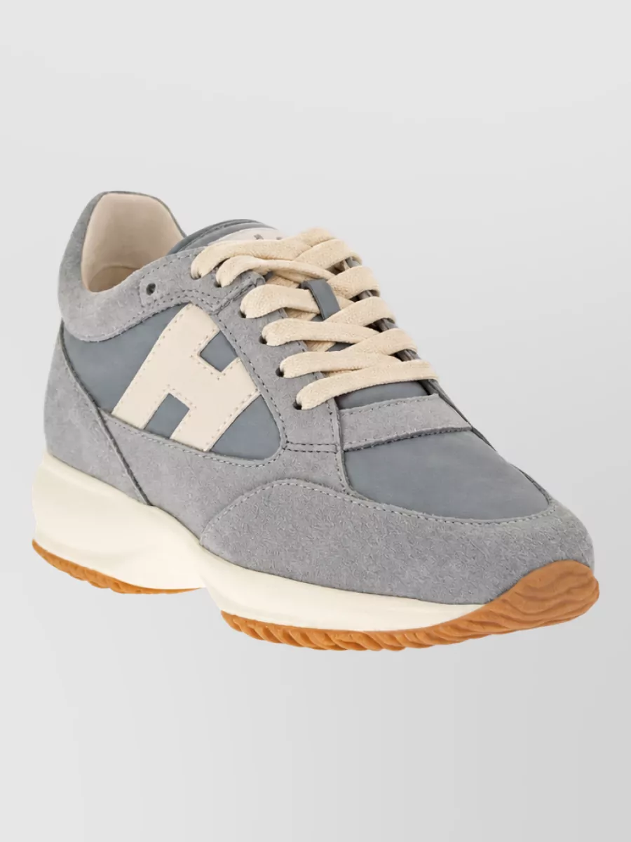 Hogan Leather Lace-Up Sneakers