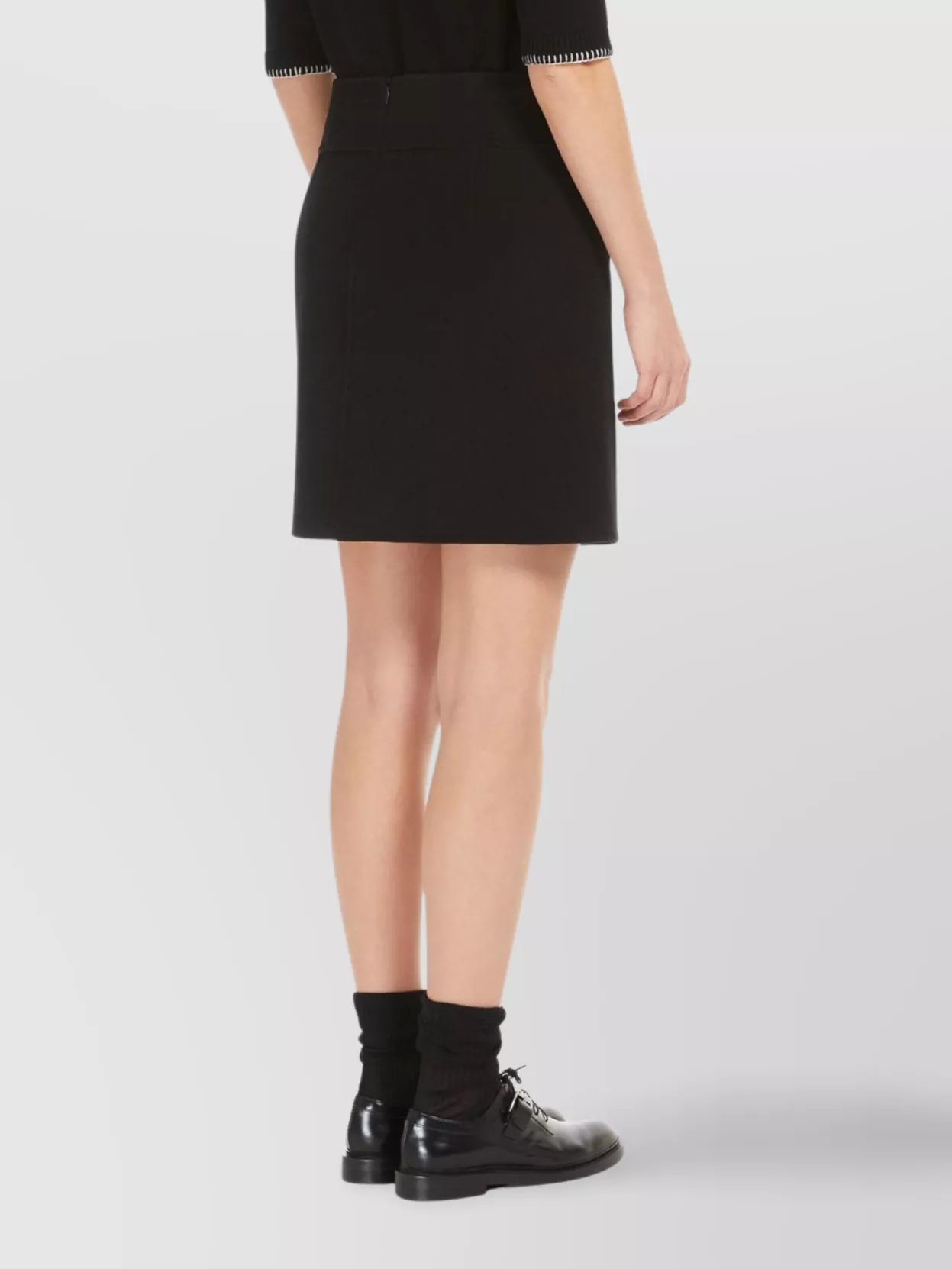S Max Mara Short Wool Pencil Skirt