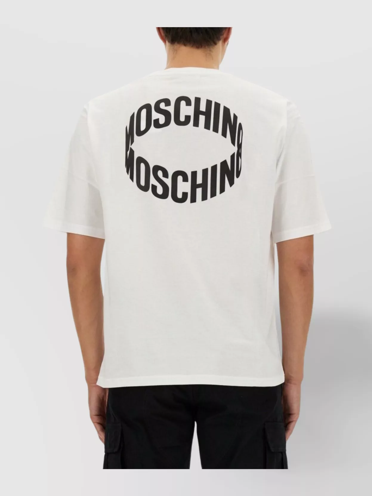 【送料&関税込】Moschino Logo Crew-neck T-shirt Moschino Logo Crew Neck T-shirt In Black | ModeSens