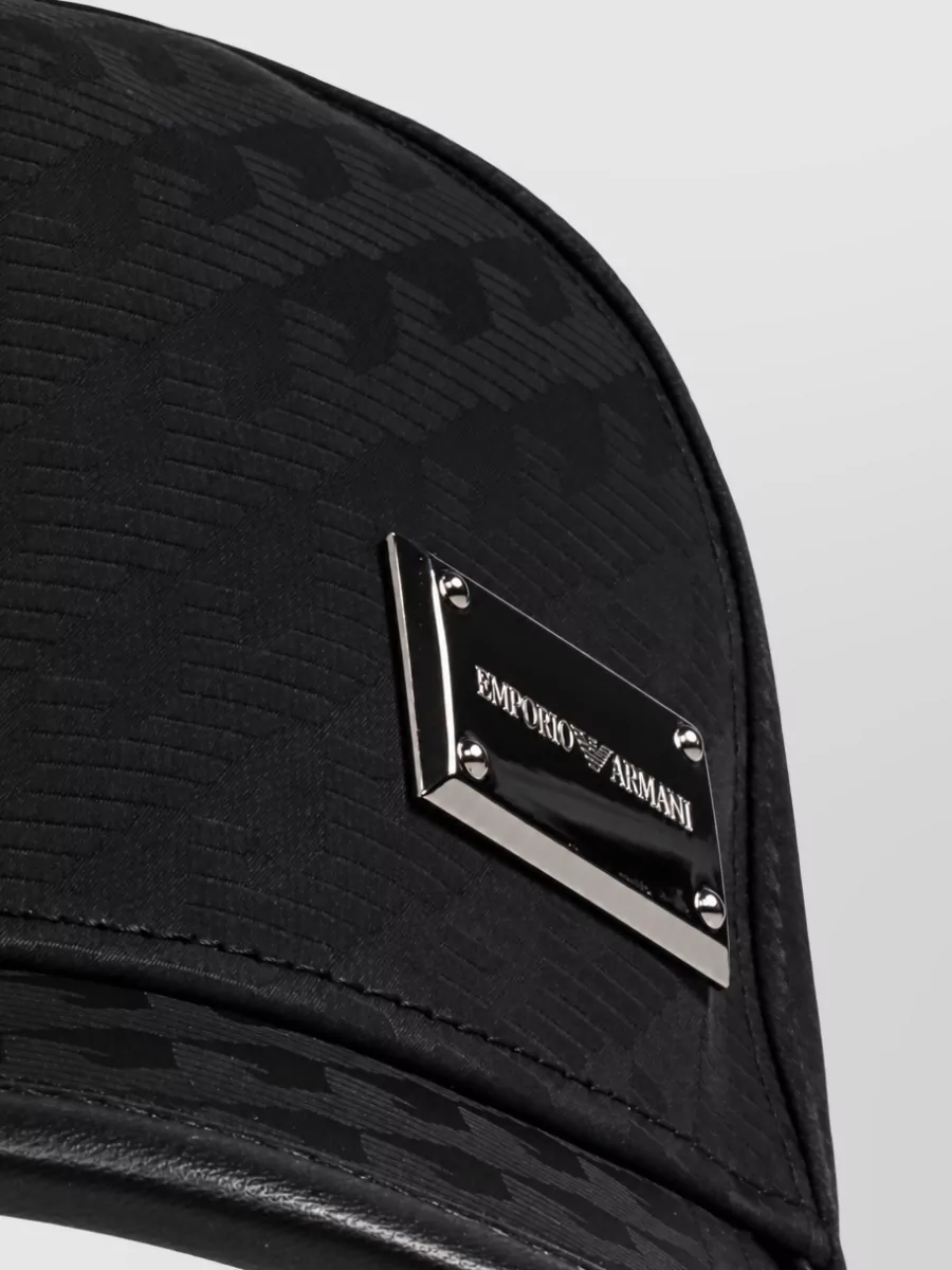 Emporio Armani Logo Jacquard Baseball Cap