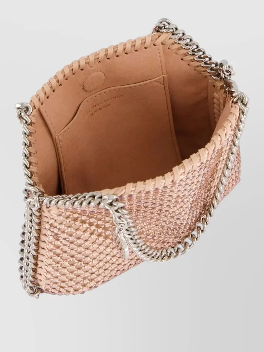 Stella Mccartney Falabella Mini Braided Shoulder Bag