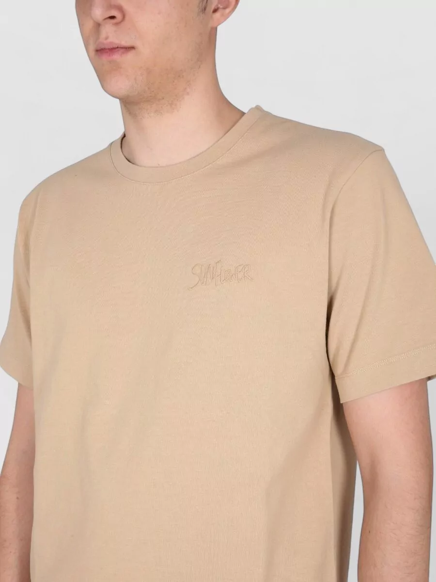 Sunflower Cotton Logo Print T-Shirt
