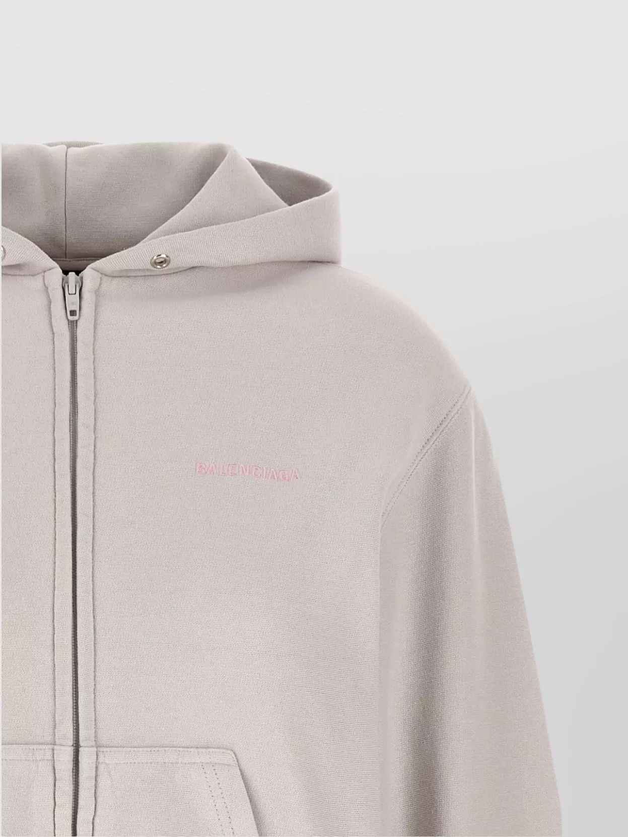 Balenciaga Embroidered Logo Hooded Sweatshirt
