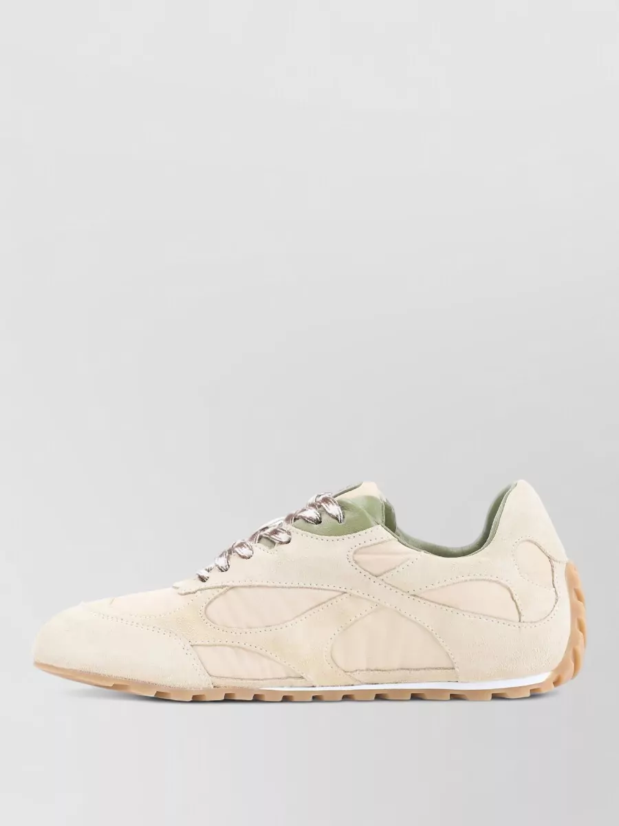 Bottega Veneta Leather Lace-Up Sneakers