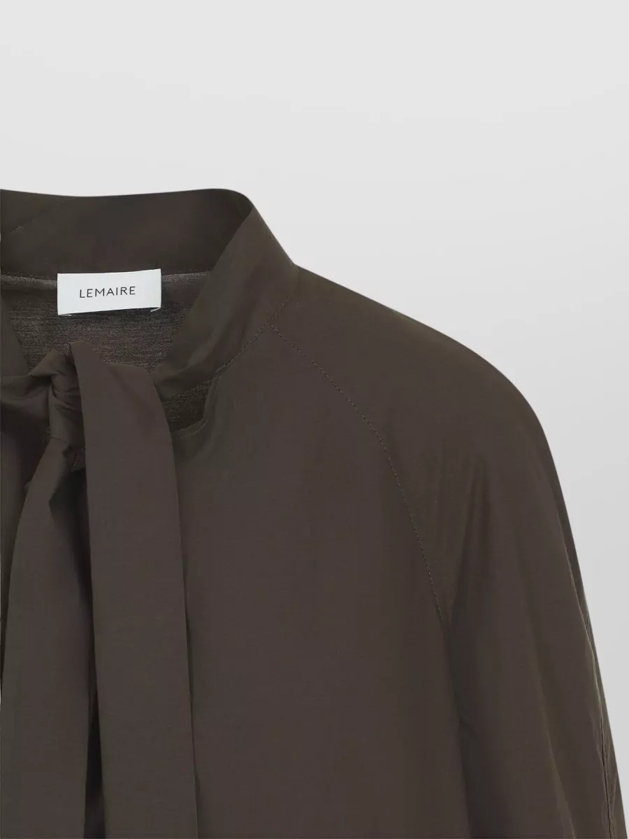 Lemaire Silk Blend Relaxed-Fit Ascot Blouse