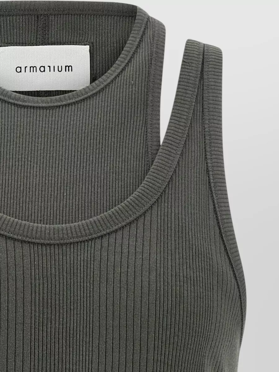 Armarium Ribbed Cotton Sleeveless Tank Top Set