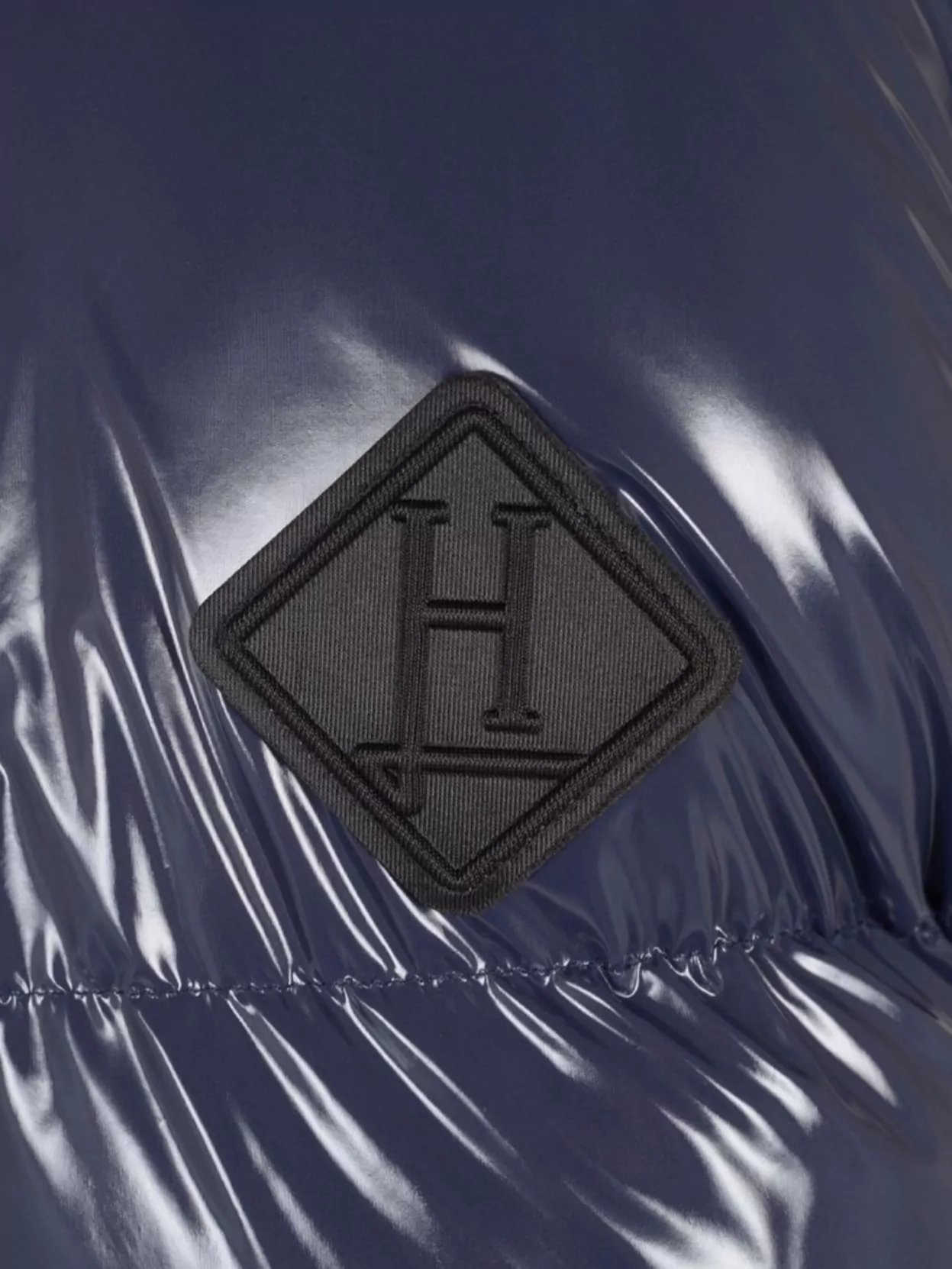 Herno Hooded Quilted Jacket Shiny Finish