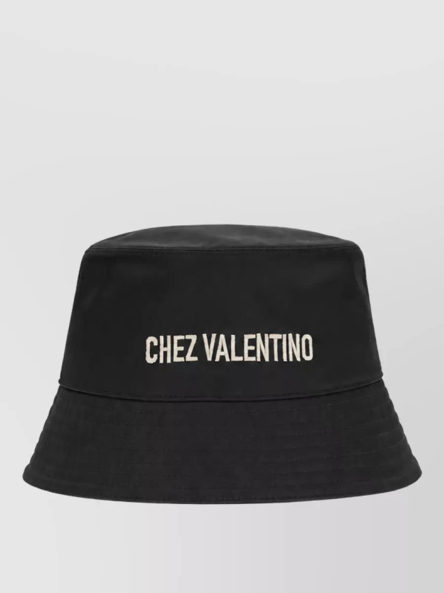 Valentino Garavani cotton embroidered bucket hat