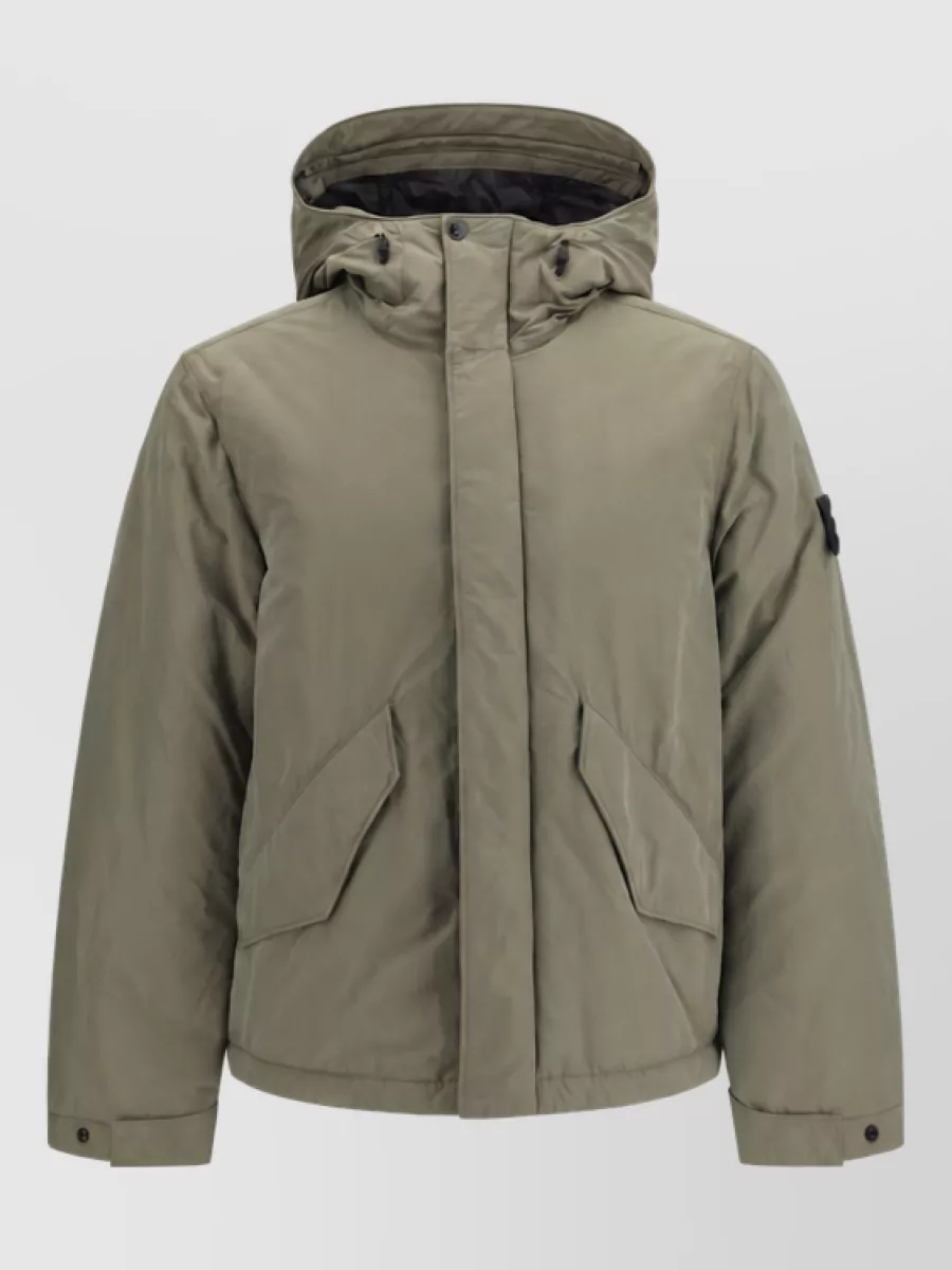 Stone Island padded hooded puffer jacket