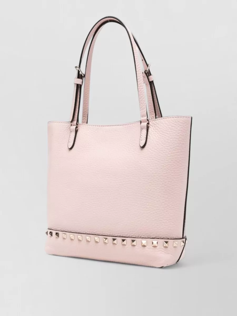 Valentino Garavani rockstud small leather bucket bag