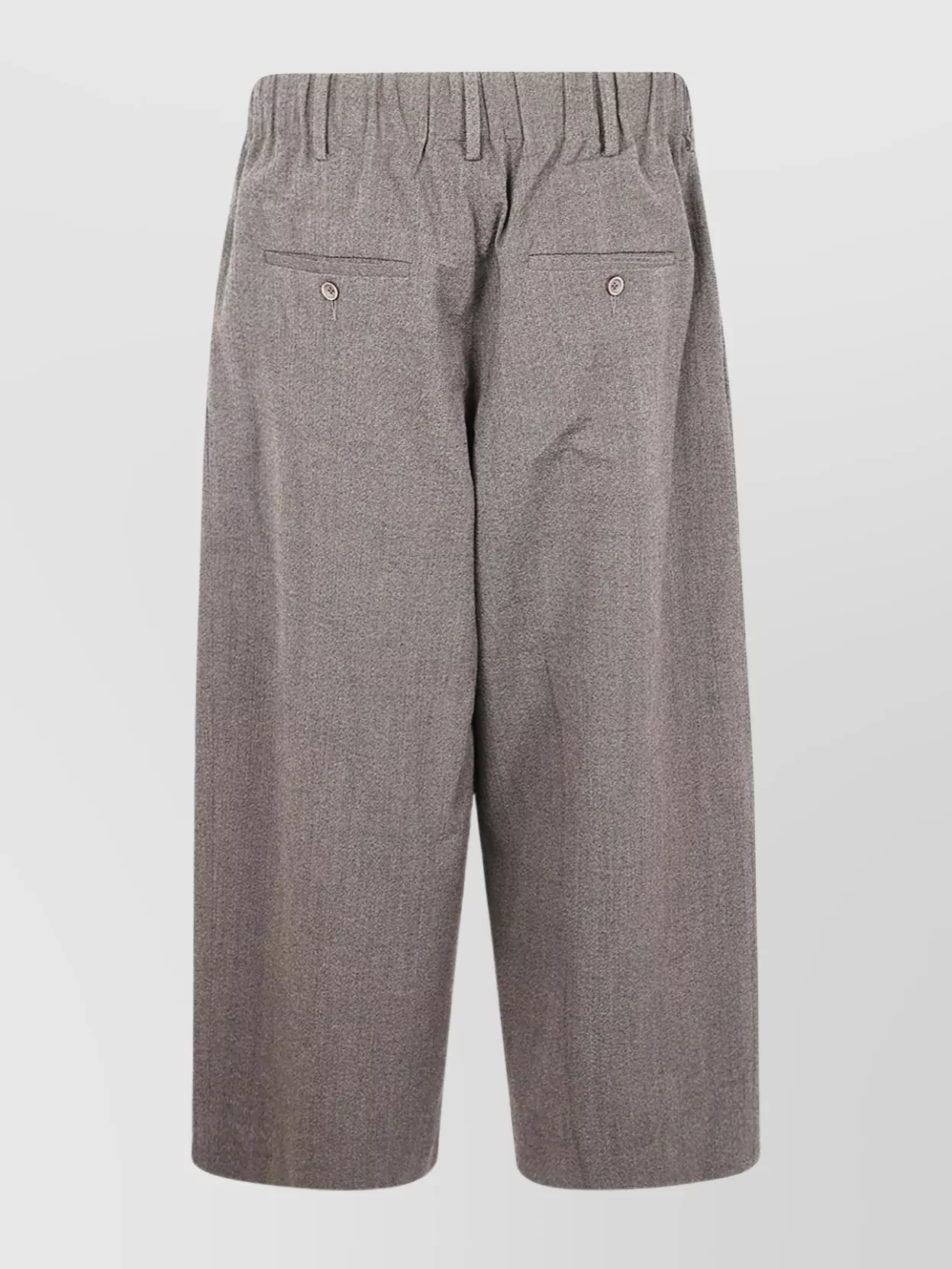 Uma Wang Elastic Waist Casual Pants In Gray