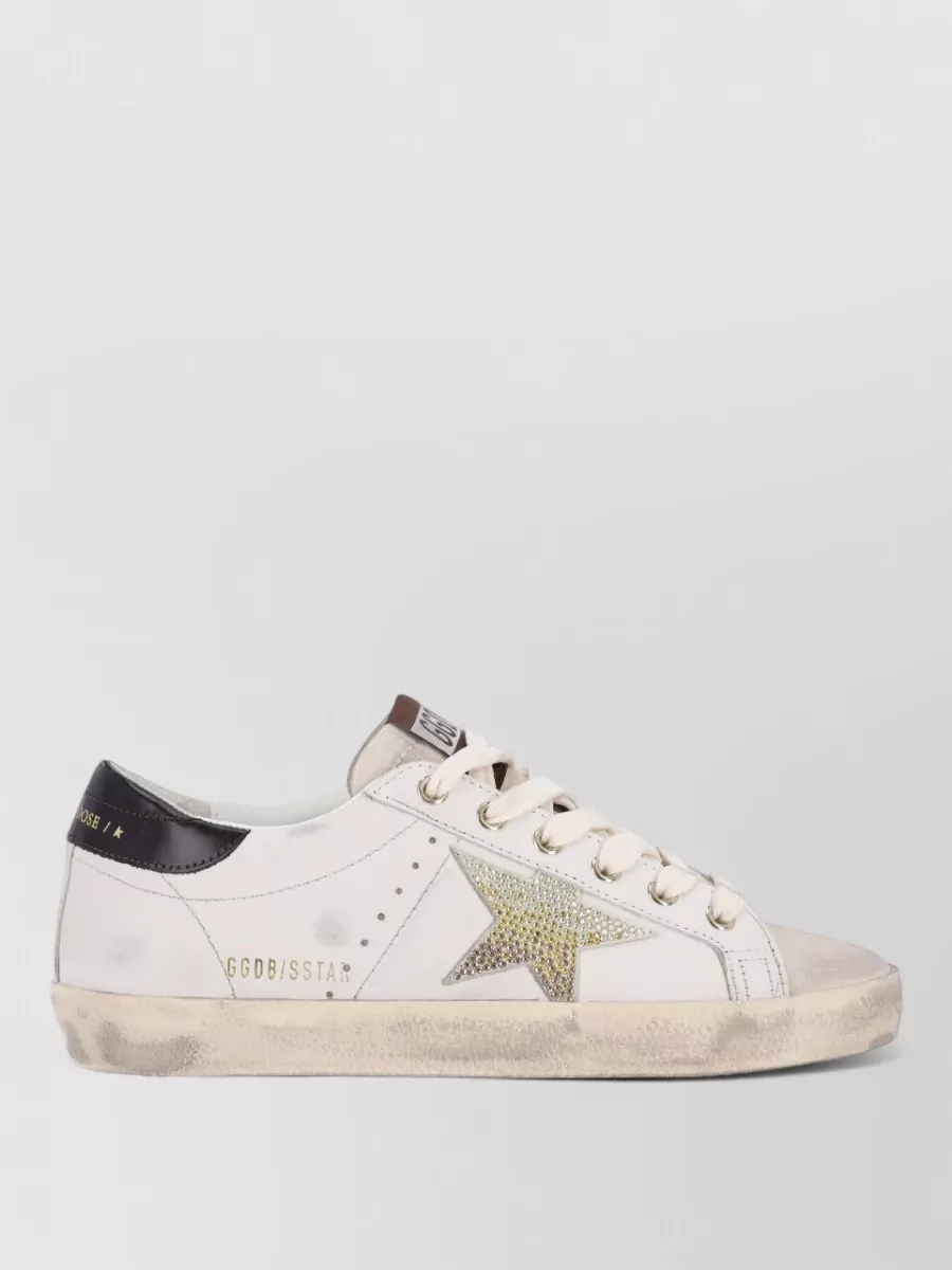 Golden Goose Leather Low Top Sneakers