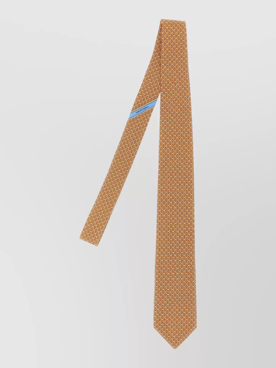 Ferragamo silk intreccio tie