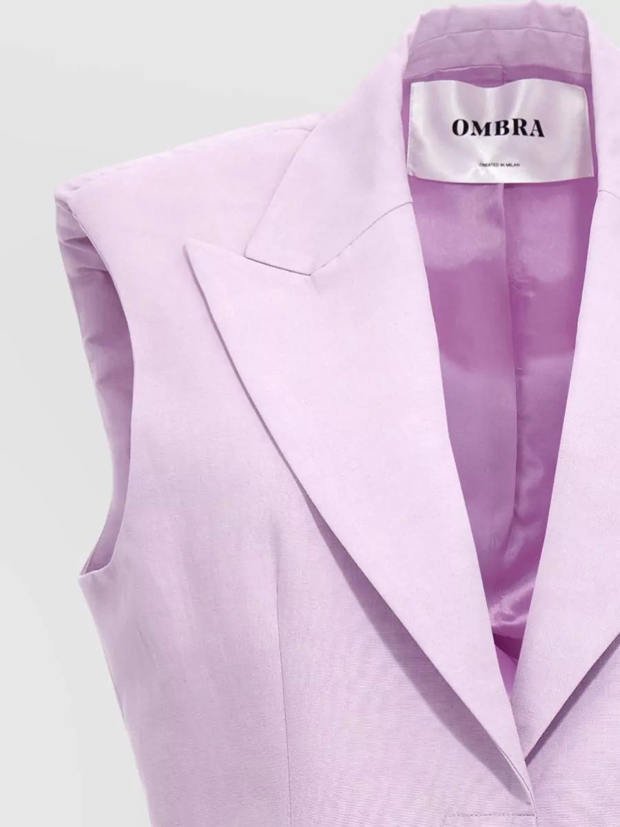 Ombra Milano Single-Breasted Blazer Jacket