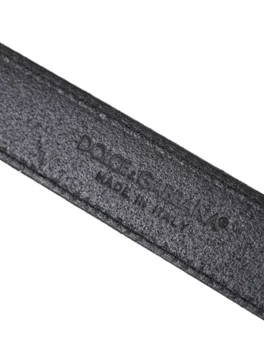 Dolce&Gabbana Glittered Leather Belt