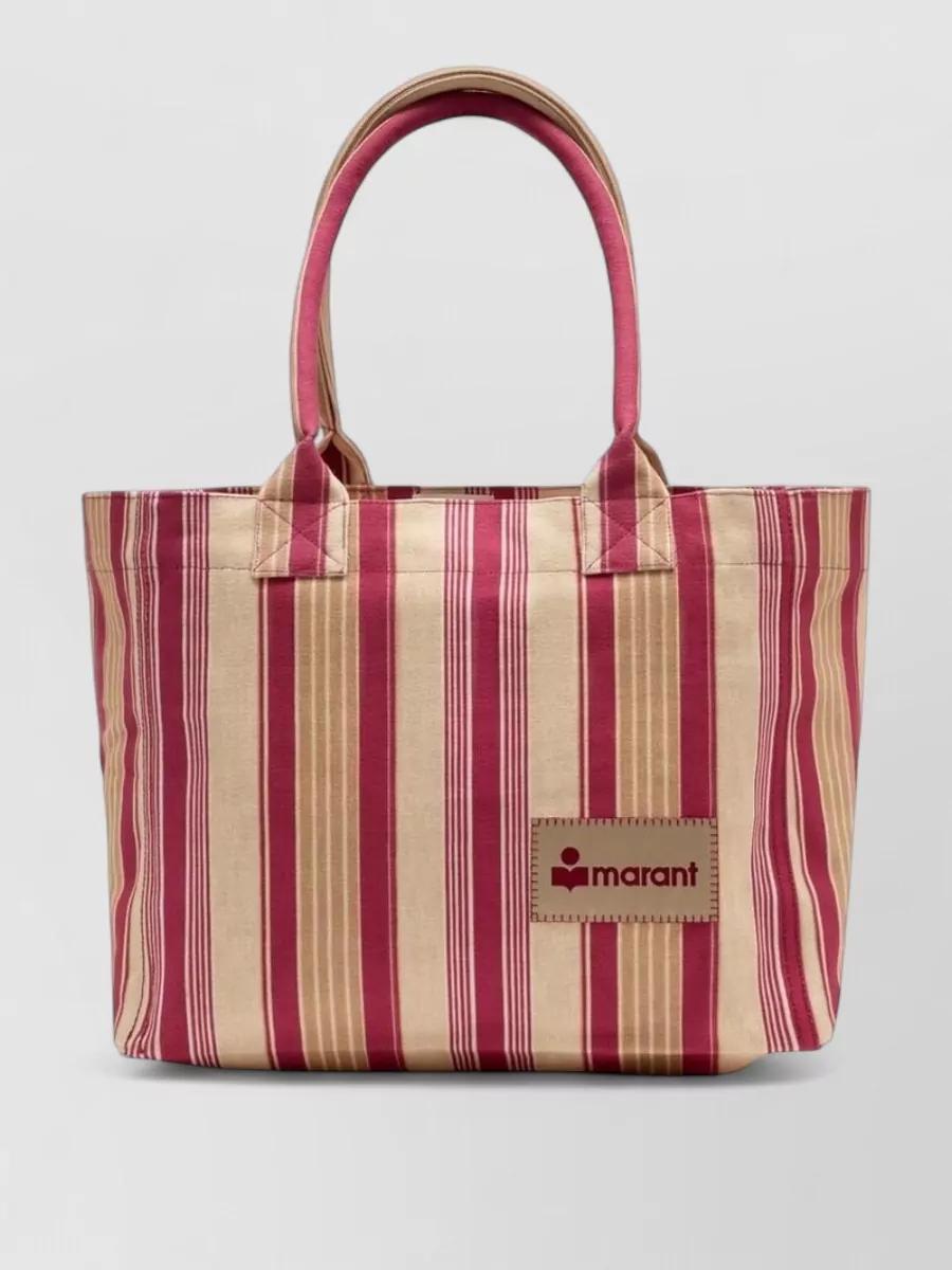 Isabel Marant yenky cotton printed canvas tote bag
