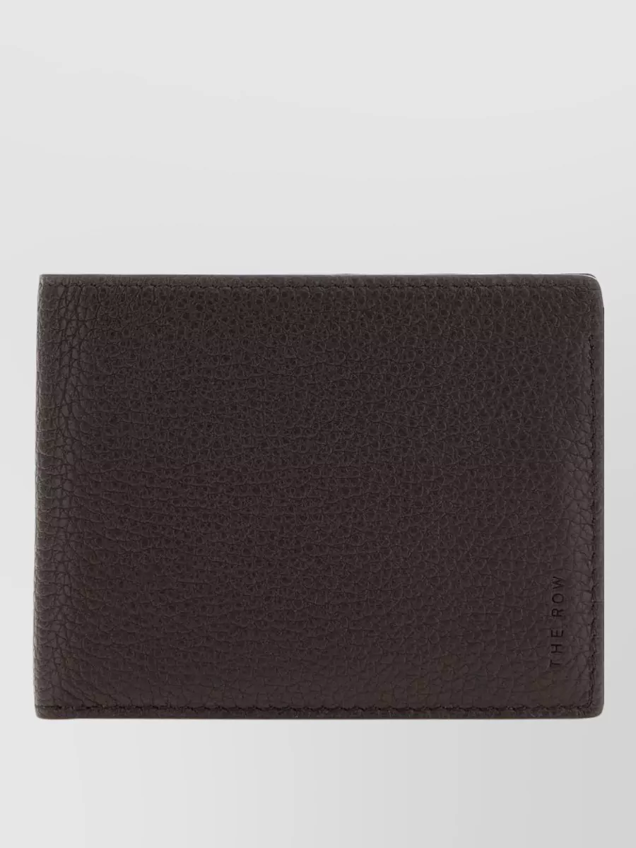 The Row leather wallet