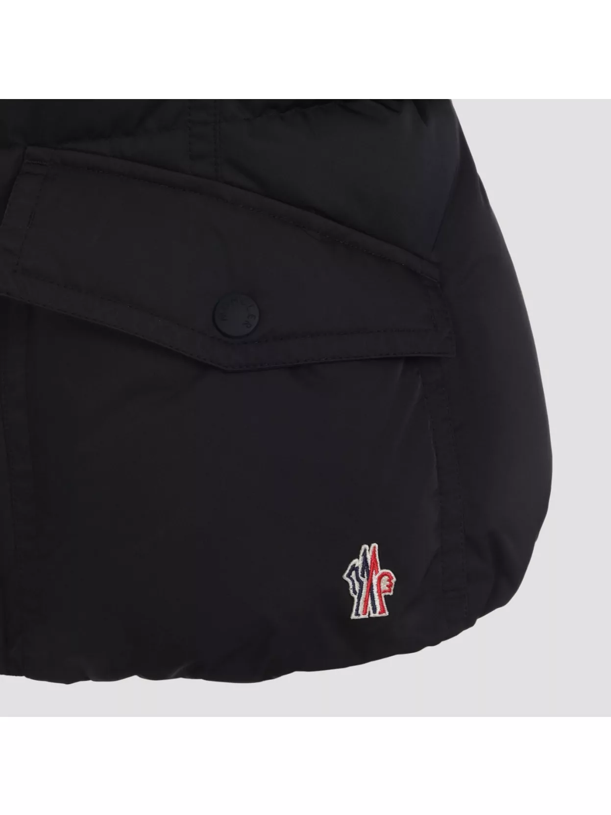 Moncler Grenoble Padded High Collar Vest With Flap Pockets