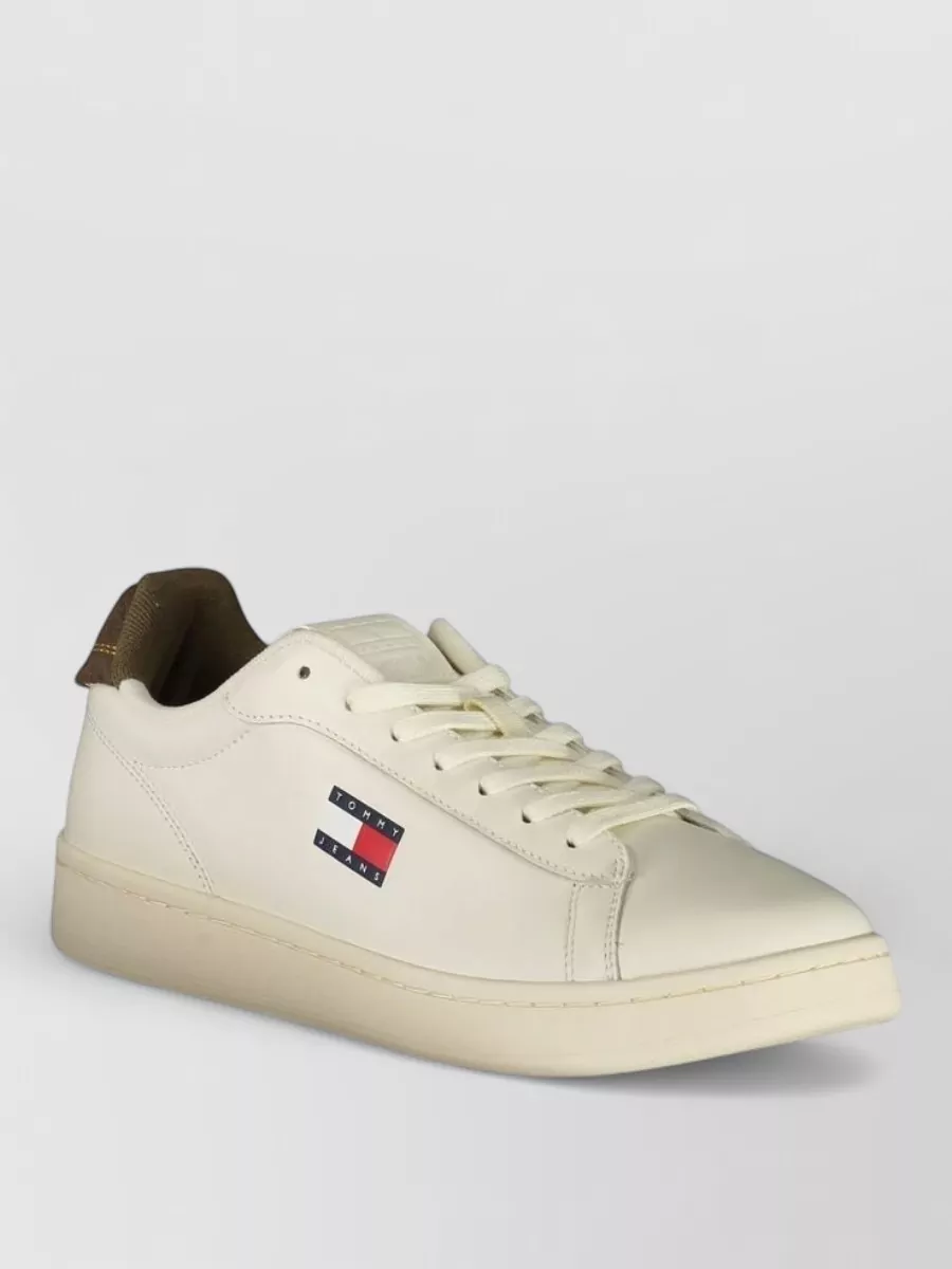 Tommy Hilfiger leather lace-up sneakers