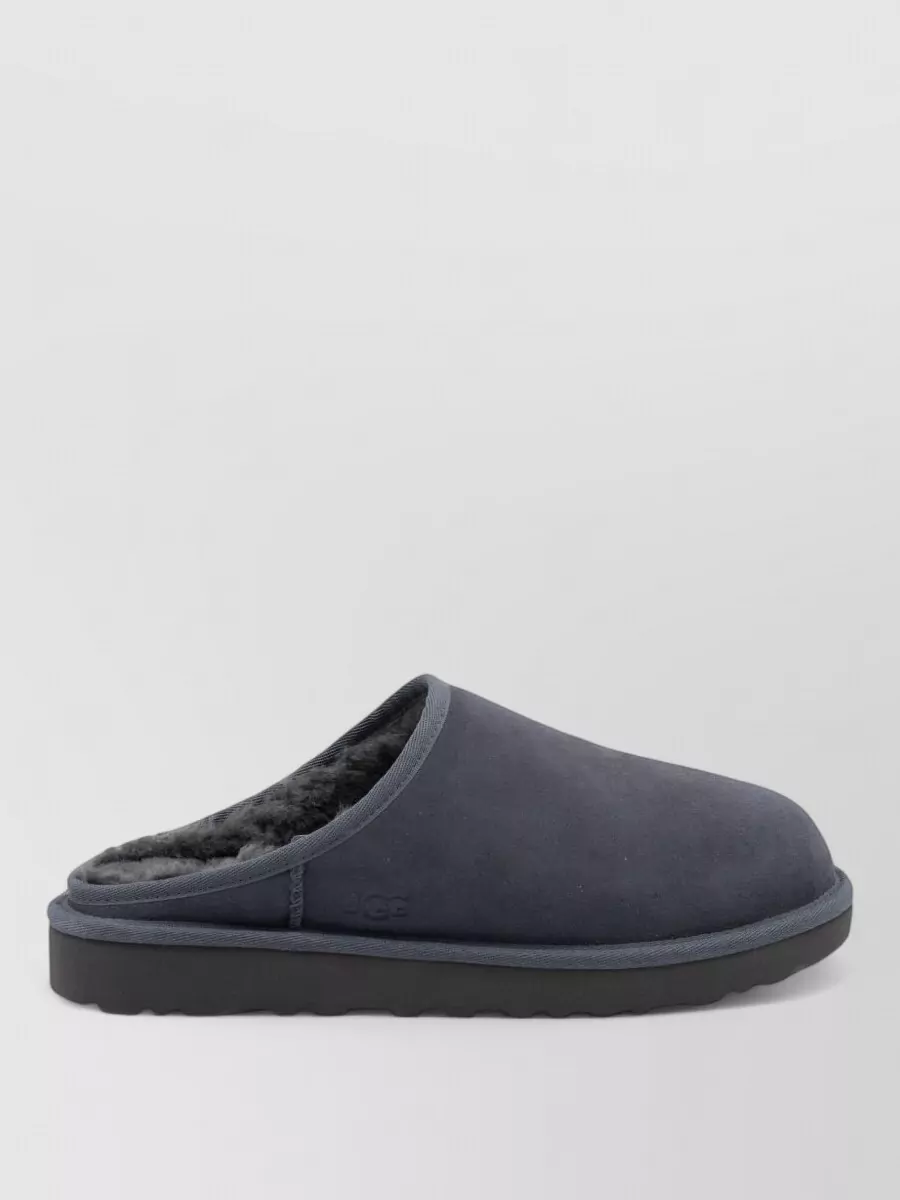Ugg Leather Slip-On Slippers