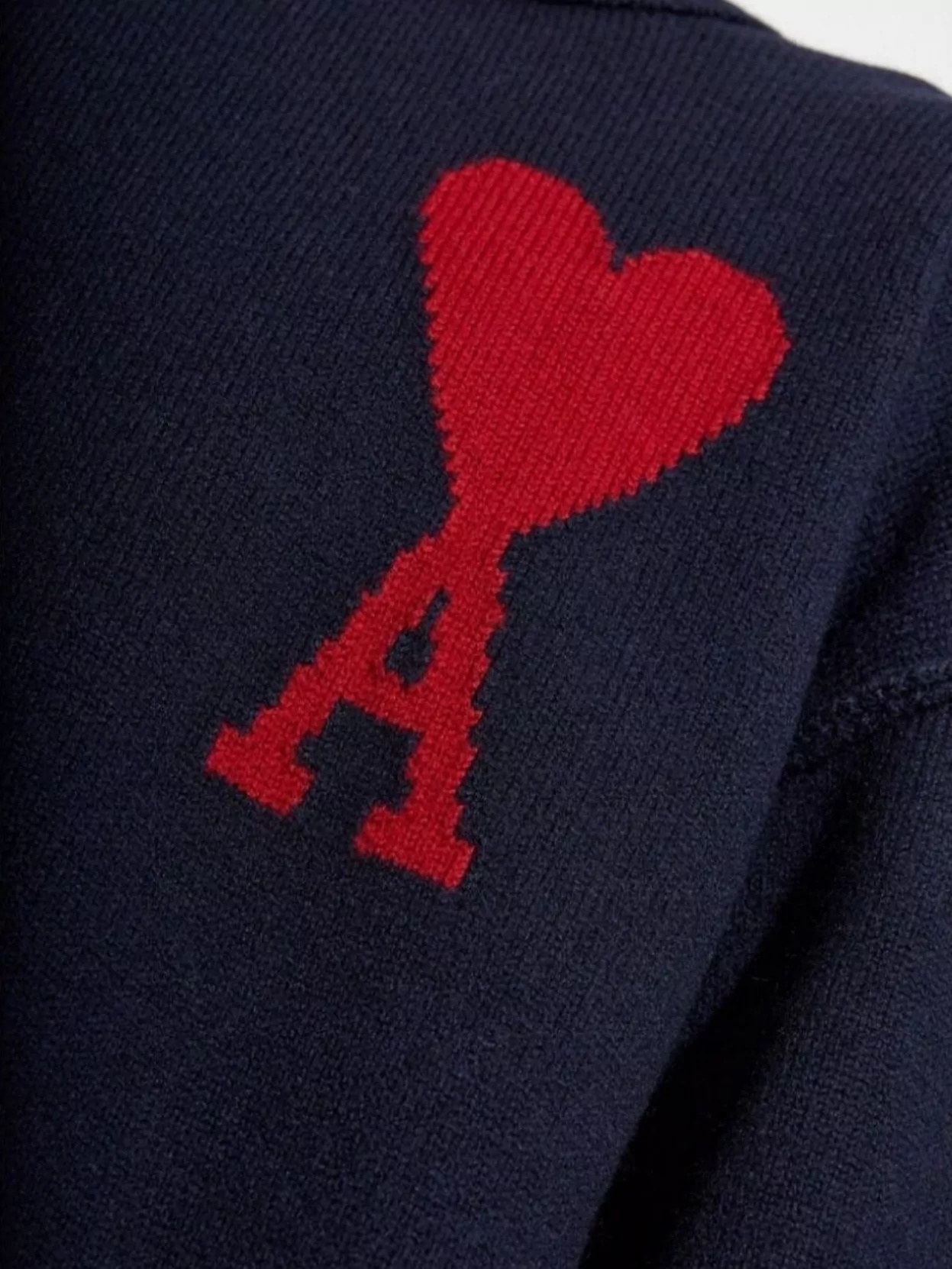 Ami Paris Heart Friend Wool Sweater