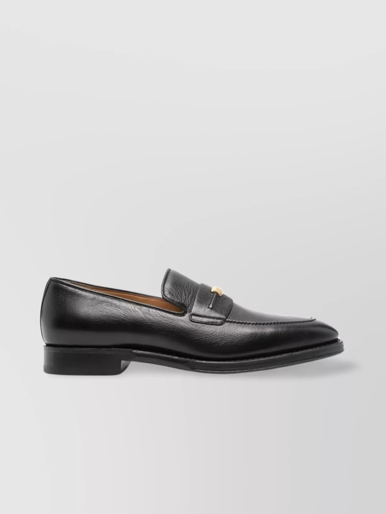 Shop Bally Loafers Featuring Apron Toe And Strap Detailing