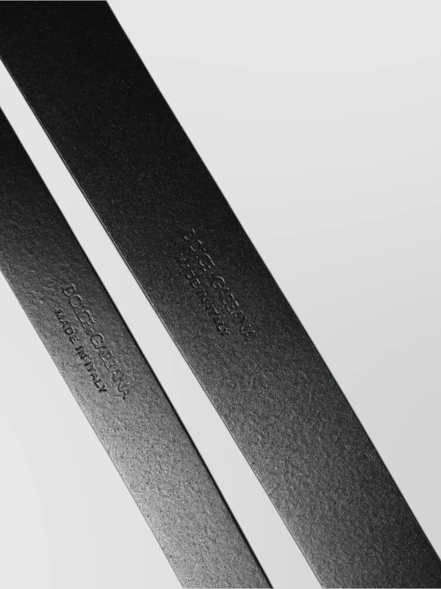 Dolce&Gabbana Leather Double Strap Belt