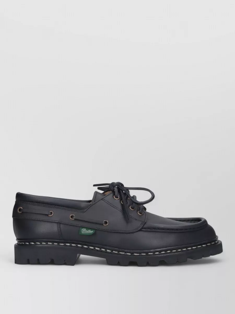 Paraboot Leather Boat Shoes