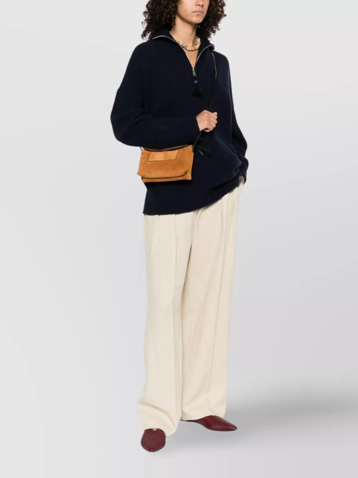 Wandler Slouch Mini Penelope Crossbody Bag With Adjustable Strap