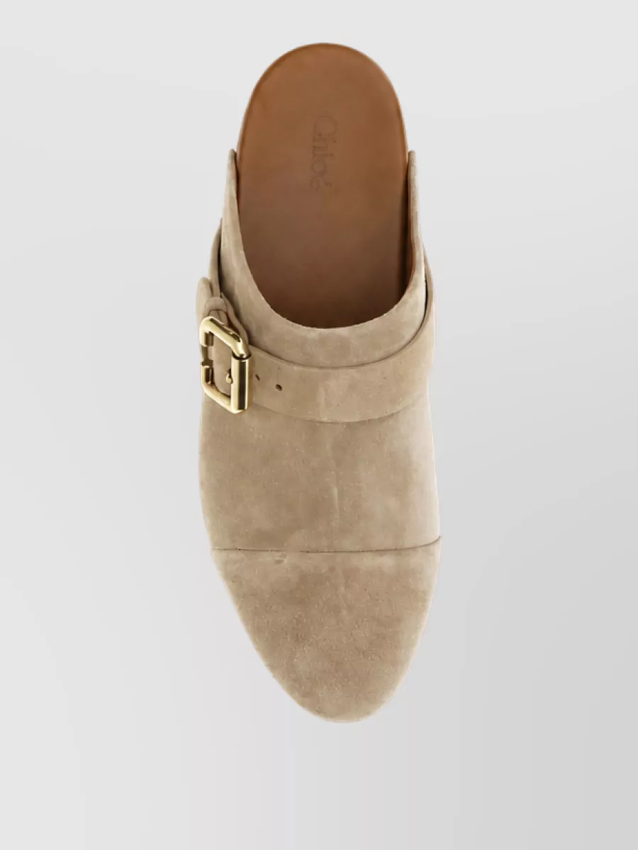 Chloé Leather Clog Mules