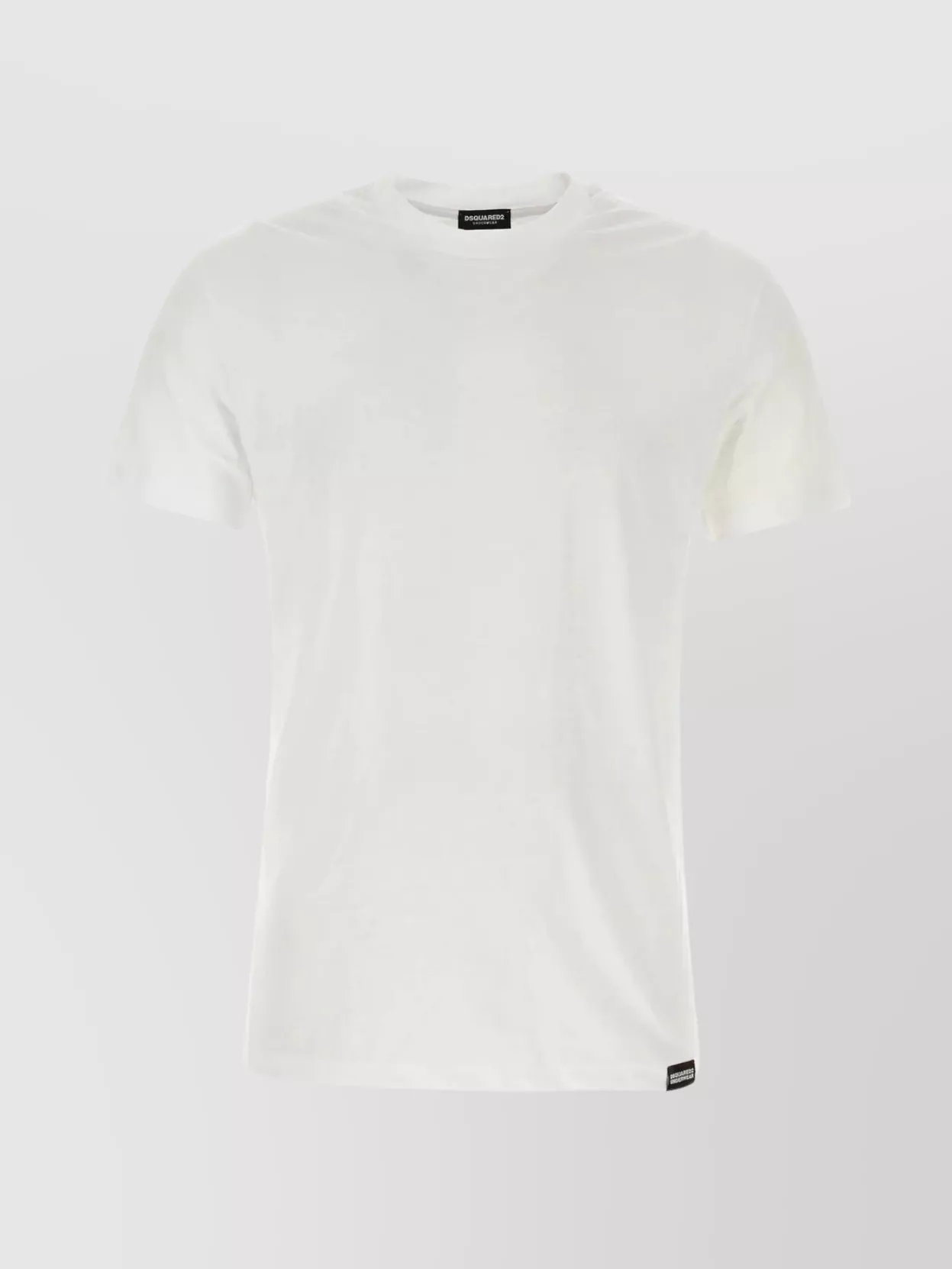 Shop Dsquared2 Cotton Trio With Crew-neck And Short Sleeves In White