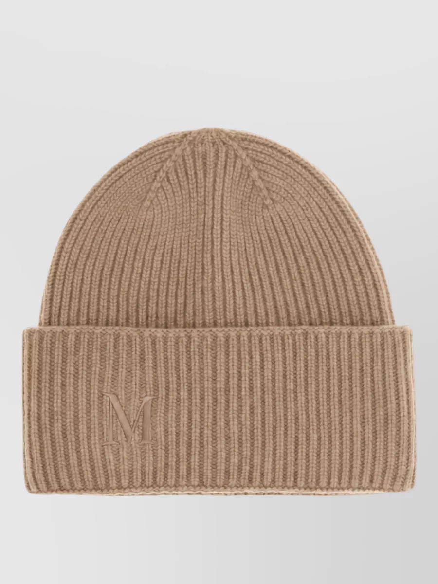 Max Mara cashmere ribbed beanie