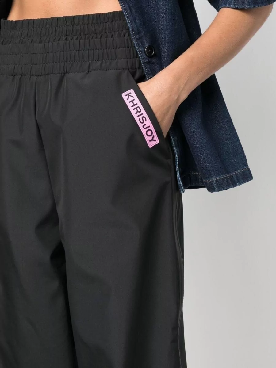 Khrisjoy High-Rise Wide-Leg Trousers