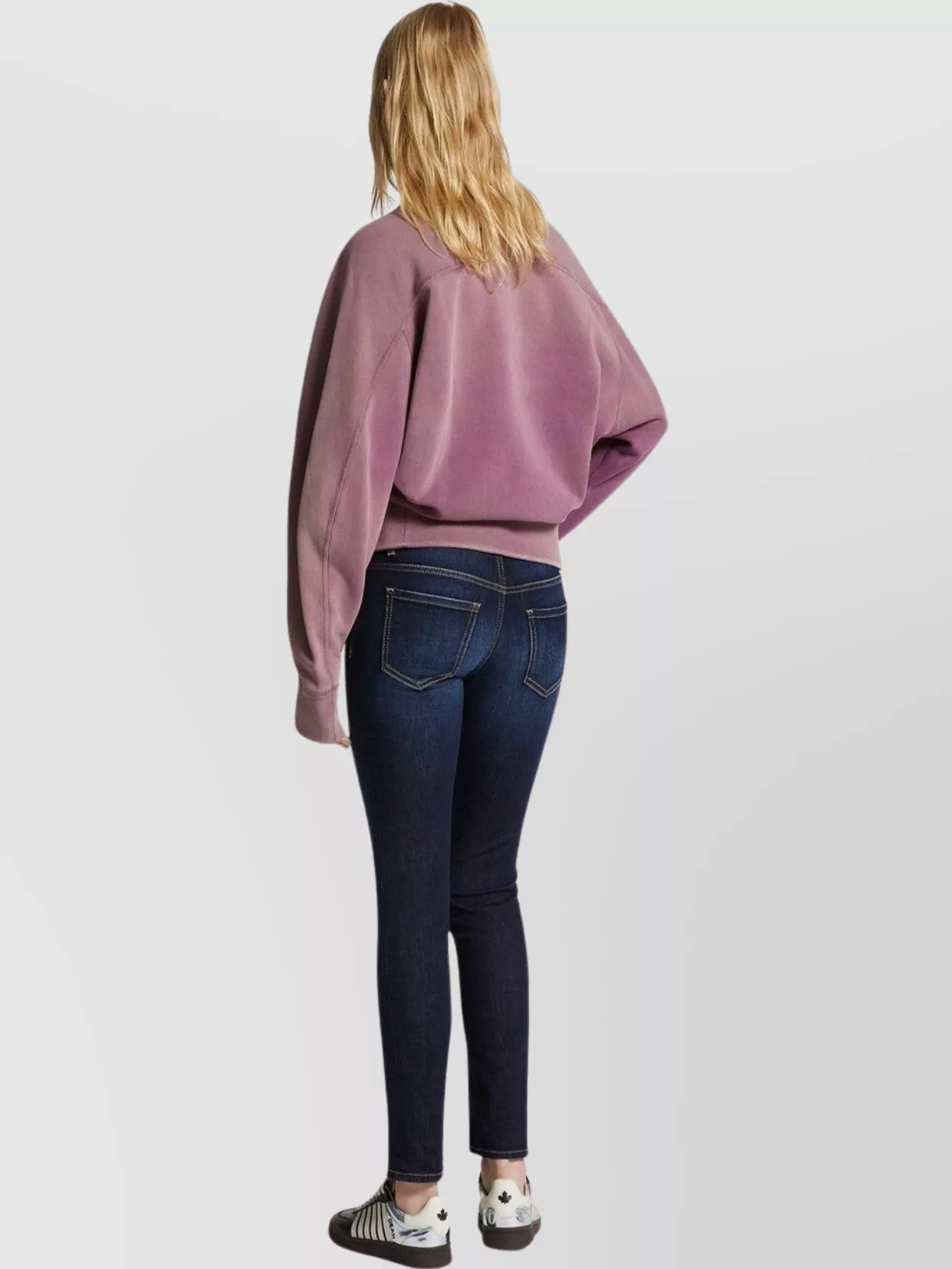 Dsquared2 Denim Trousers With Belt Loops And Pockets