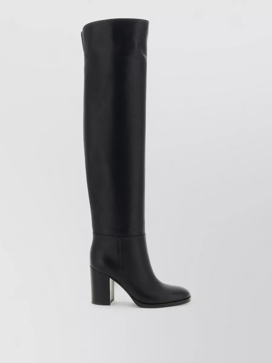 Gianvito Rossi Leather Glove Knee-High Boots