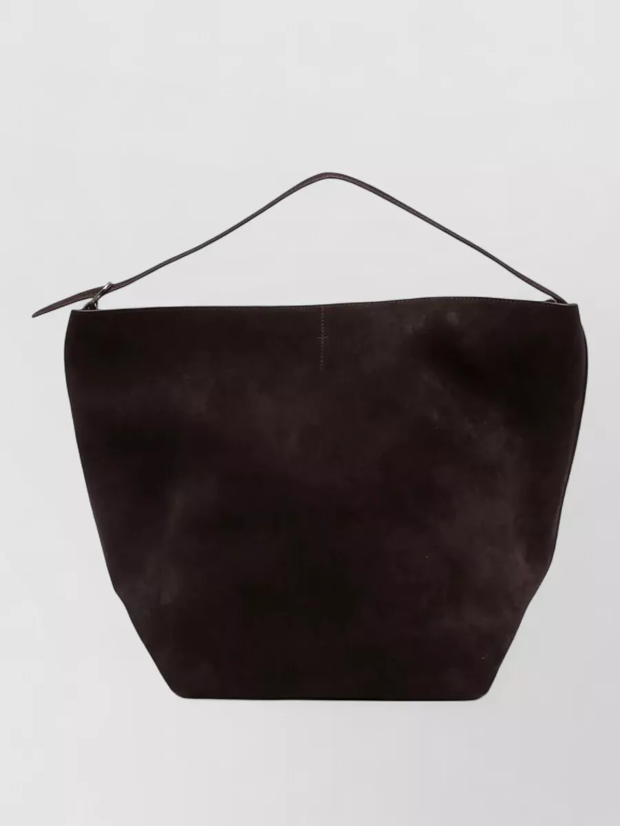 Totême suede leather bucket bag