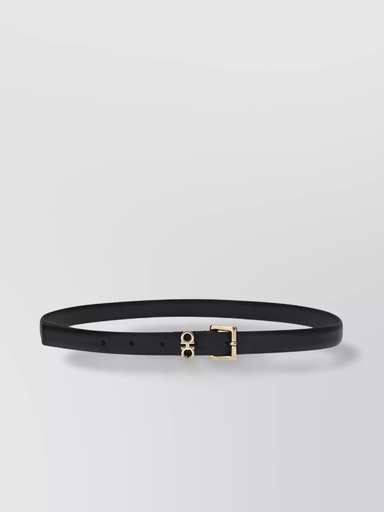 Ferragamo Gancini Loop Calfskin Belt