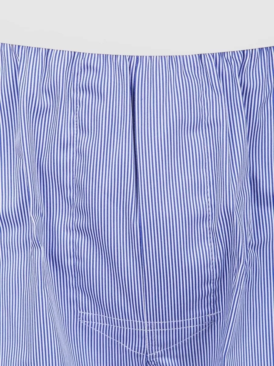 Tom Ford Stretch Popeline Boxer Breathable Pinstripe Fabric
