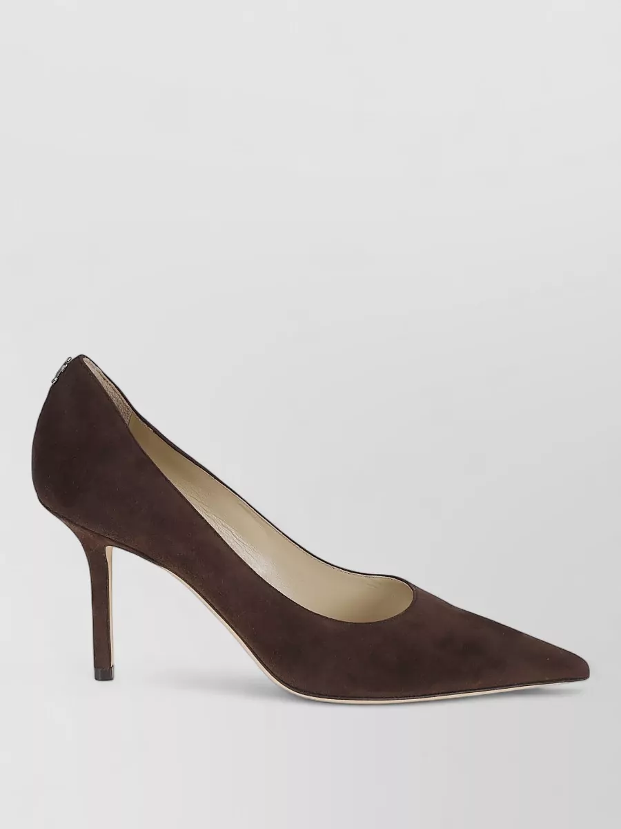Jimmy Choo Love Eighty Five Suede Pointed Toe Pumps