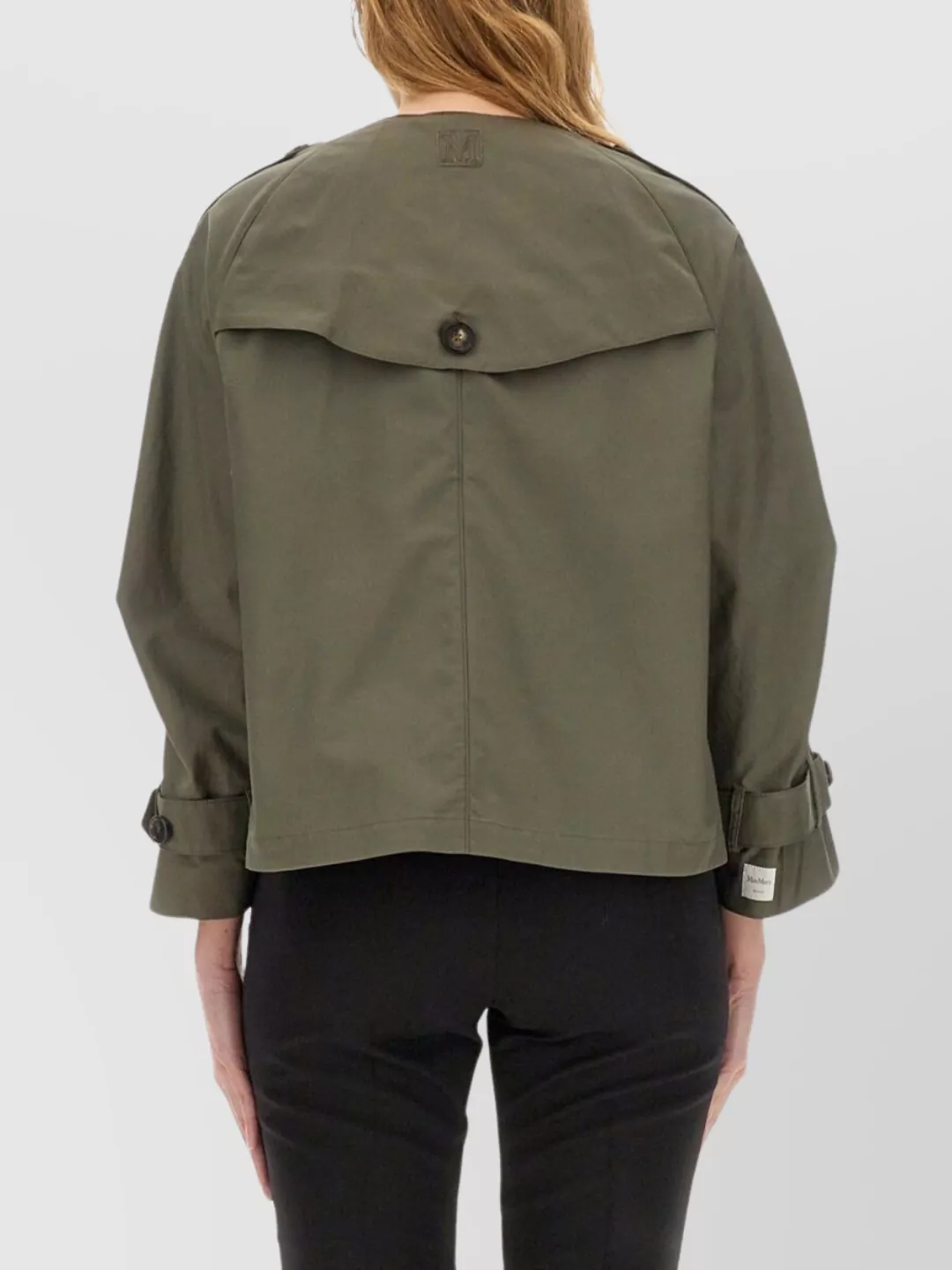 Max Mara Double Breasted Jacket Buttoned Cuffs