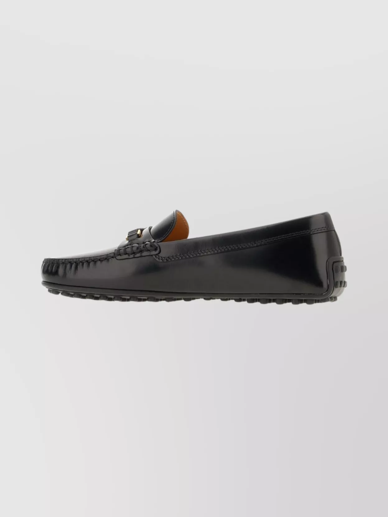 Tod's Leather Loafers Featuring Gold-Tone Hardware