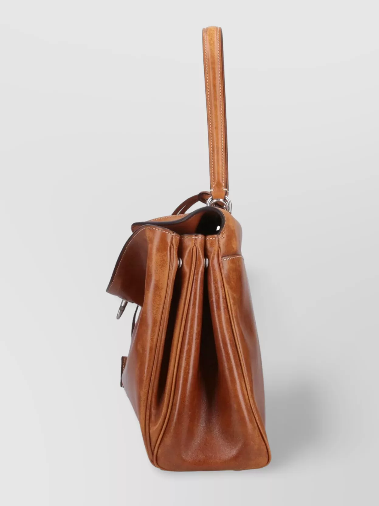 Balenciaga Handle Strap Shoulder Bag Metal Hardware