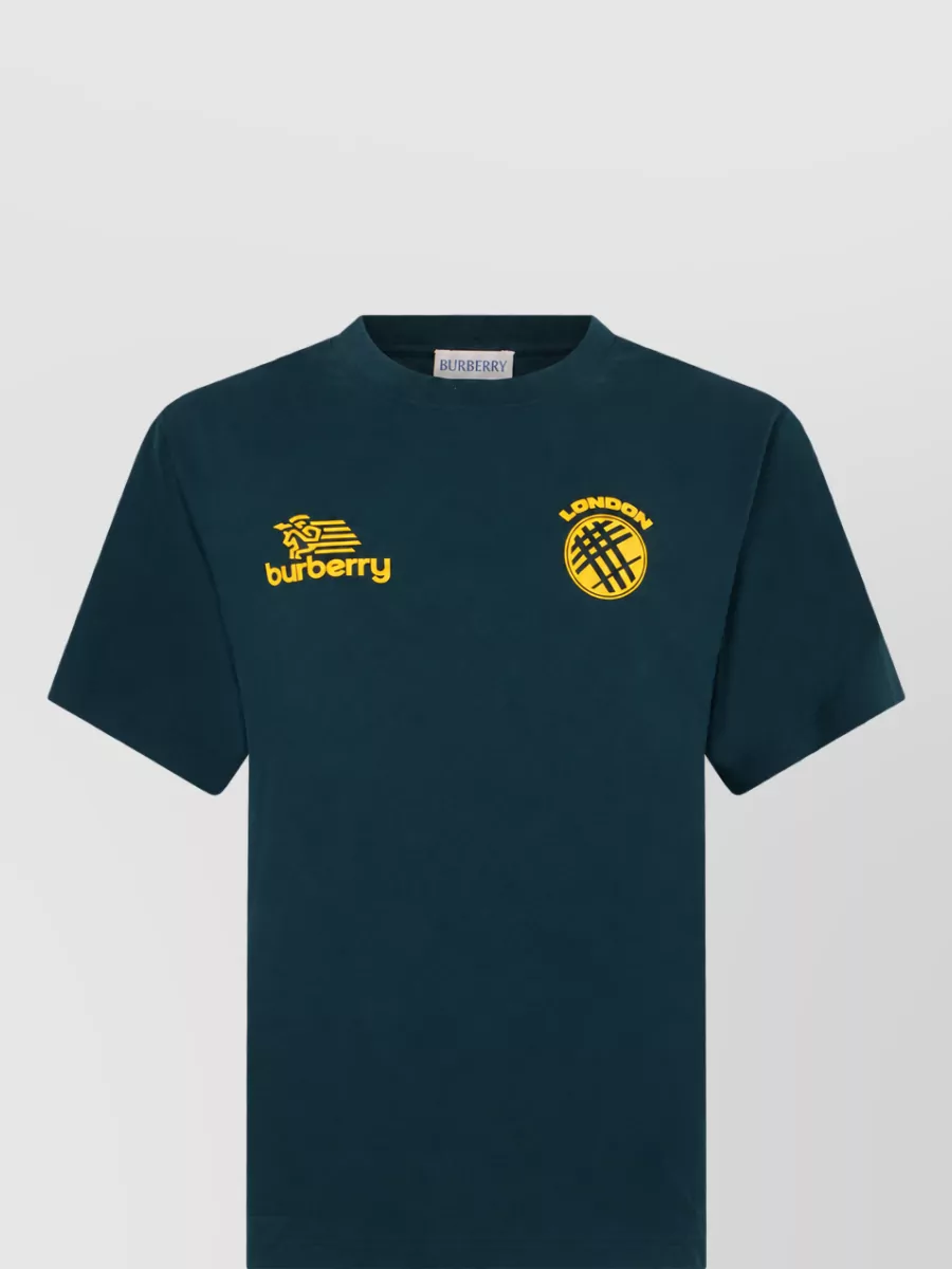 Burberry cotton printed short-sleeve t-shirt