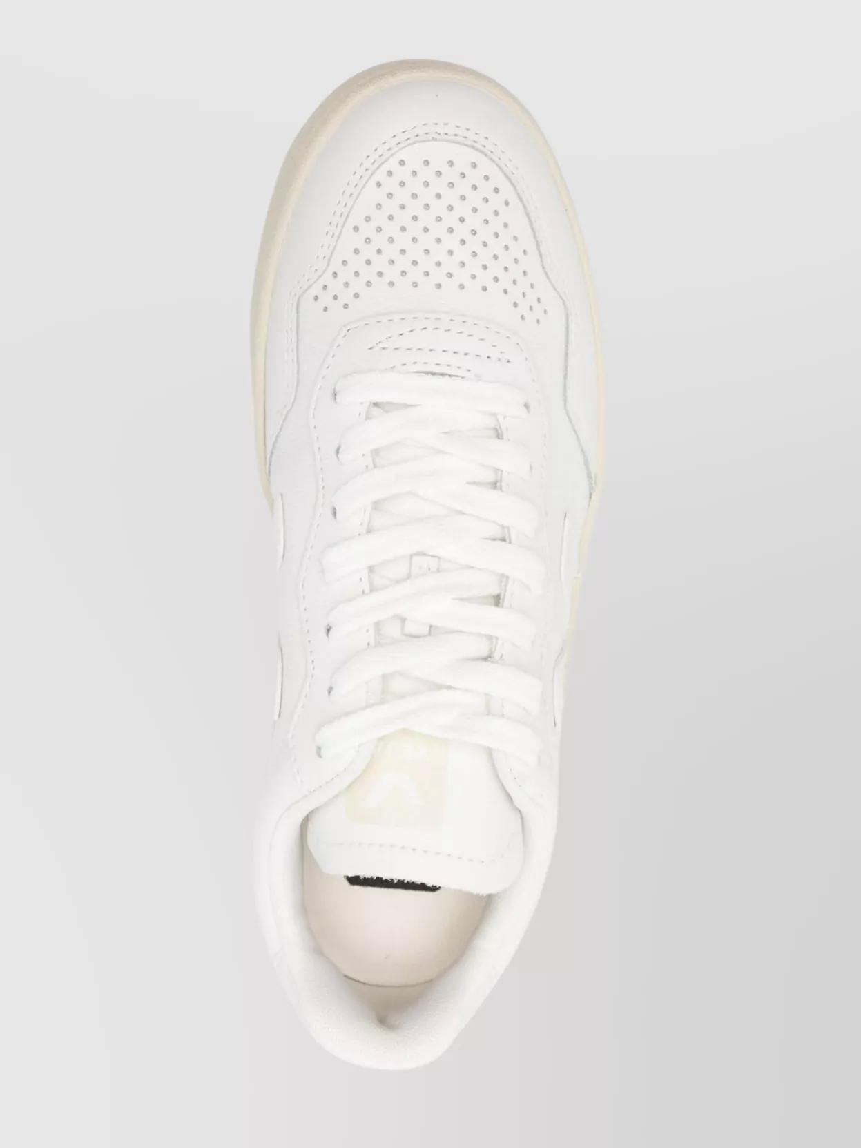 Veja Leather Low-Top Sneakers Perforated Detailing