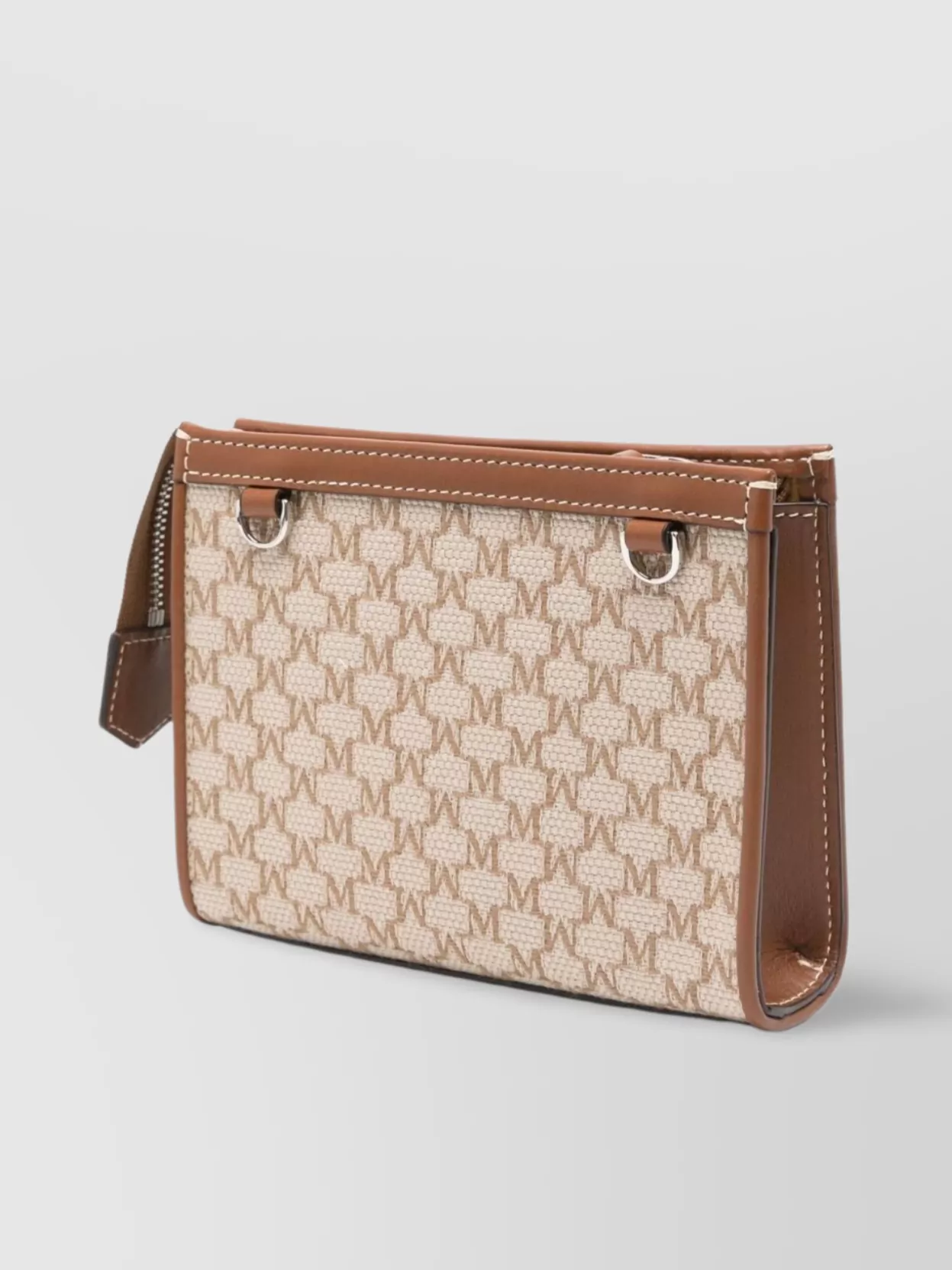 Max Mara Shoulder Bag With Chain Strap And Contrast Stitching